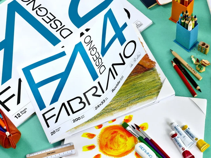 Fabriano Designo 4 200g. 70X100 cm cold press grain_satine