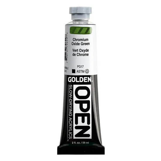 Acrylic open - 2 oz chromium oxide green s3