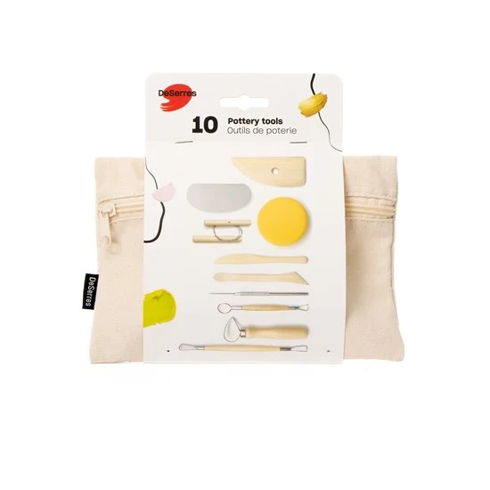 Kit 10 pottery tools