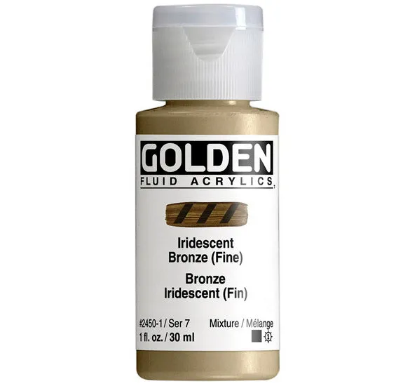 Acrylic fluid - 1 oz iridescent bronze s7