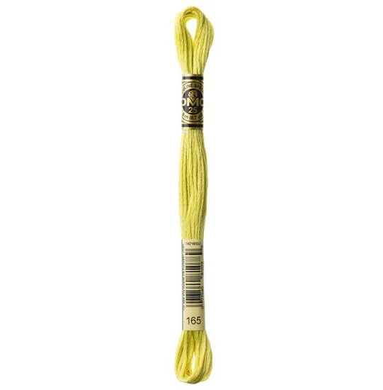 Embroidery floss - v light moss green - 165