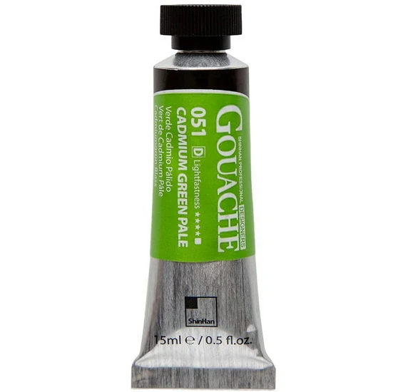 Designers gouache 15ml - cadmium green series d