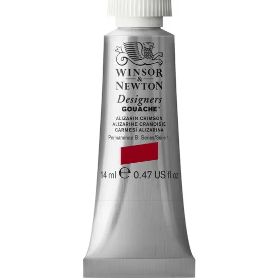 Designers gouache - 14ml - alizarin crimson - s1