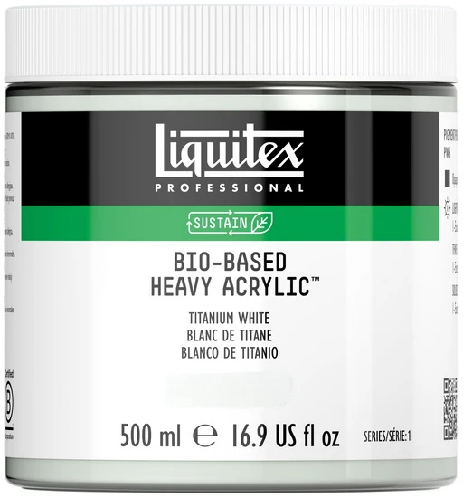 Bio hb acrylic - 16oz - titanium white - s1