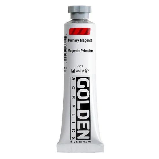 Acrylic heavy body - 2 oz primary magenta s6