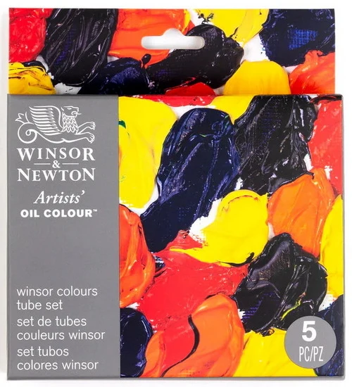 Oil colour tube set - Winsor colours 5 pieces