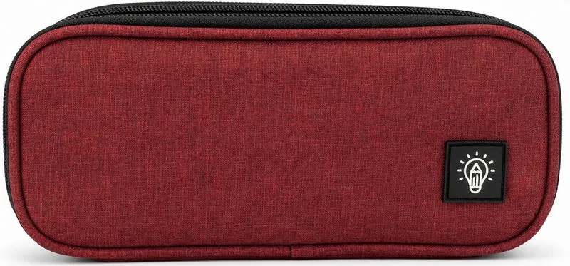 Pencil case 3 compartments - Red