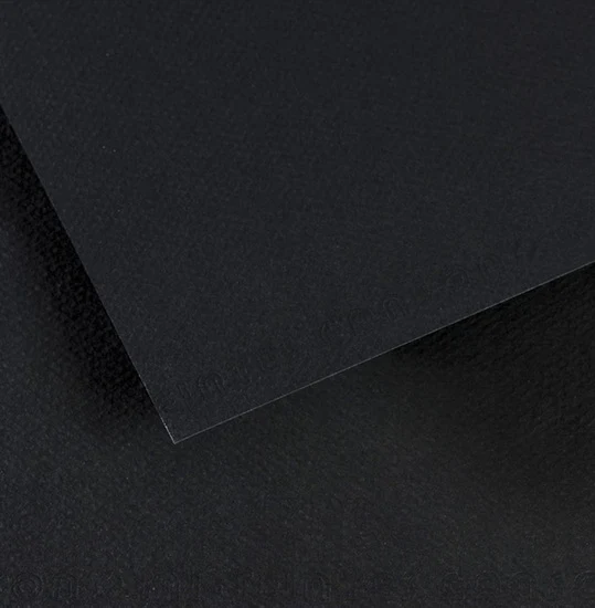 Colored paper - 160gsm - mi-teintes - 50x60cm - black
