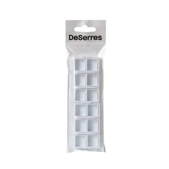 12-Pack Empty Half-Pans Palette Box