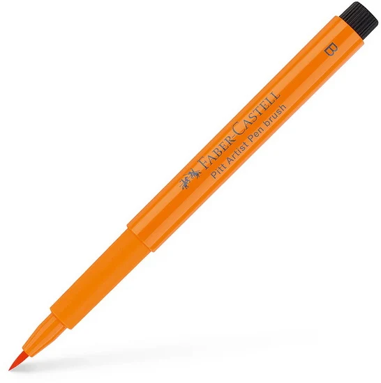 Pitt brush tip marker iced orange