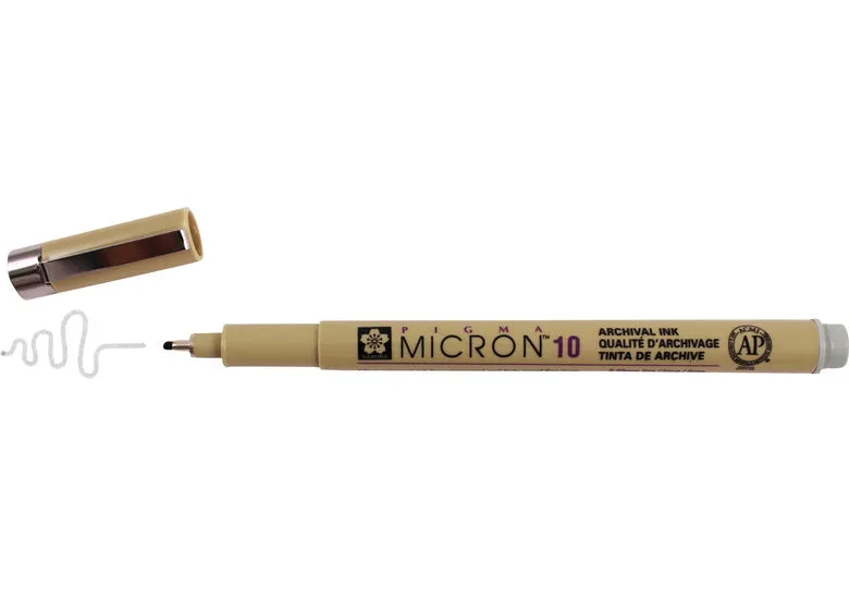 Pigma micron pen 0.6mm pale cool grey