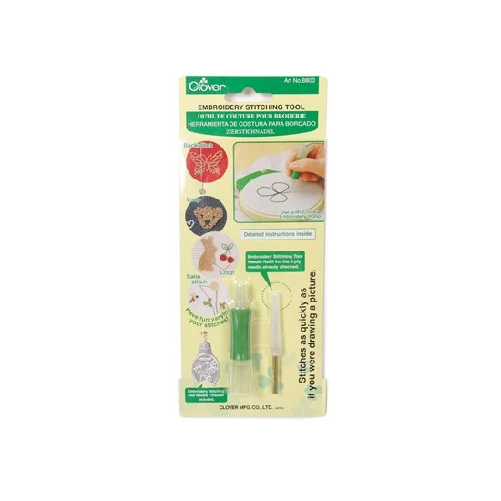 Embroidery stitching tool