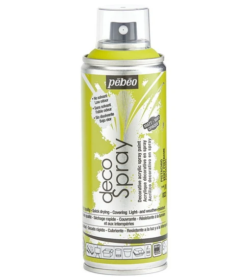 Acrylic spray - décospray - 200ml - matte pistachio