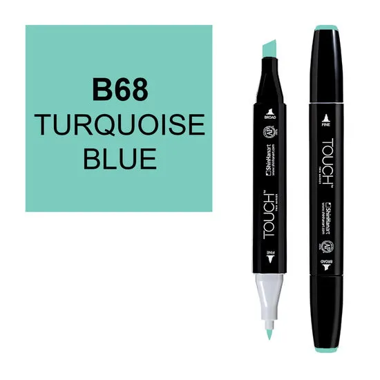 Touch Twin Marker Turquoise Blue
