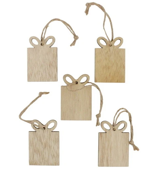 Pack of 5 Gift Ornaments to Decorate