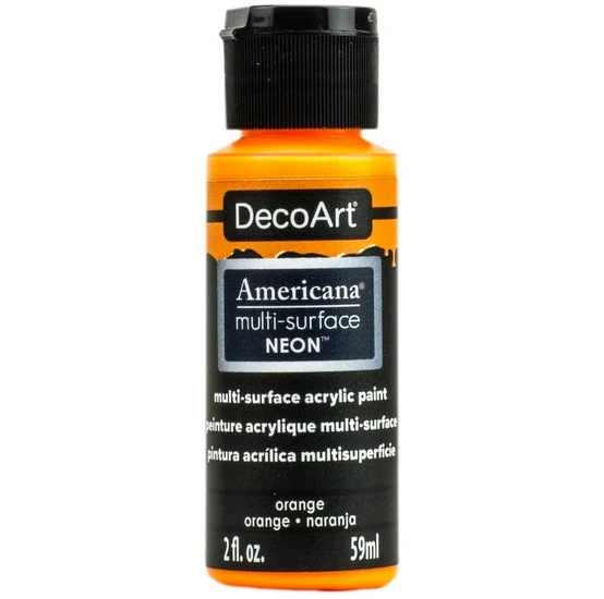 Americana Acrylic Satin Neon Orange- 60ml