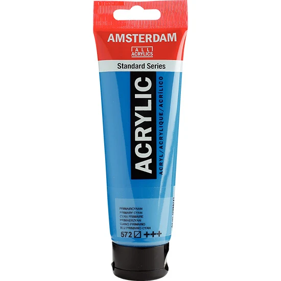 Amsterdam Acrylic Cyan Primary - 120ml