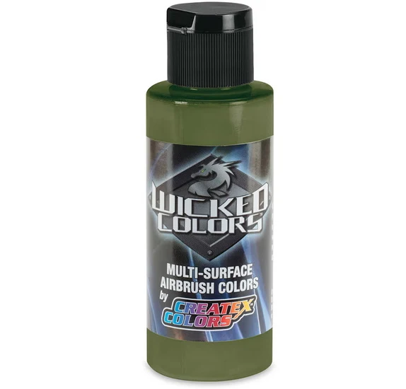 Wicked Airbrush Colors Pearl Fastback Green - 59ml