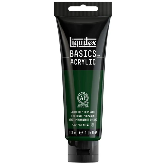 Basics acrylic - 4oz - permanent deep green