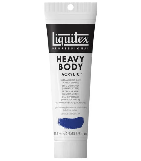 Acrylic hb - 4.65oz - ultramarine blue green shade - s1a