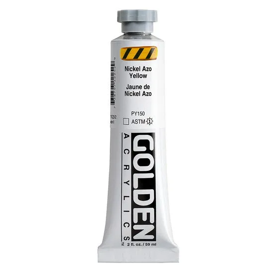 Acrylic heavy body - 2 oz nickel azo yellow s6