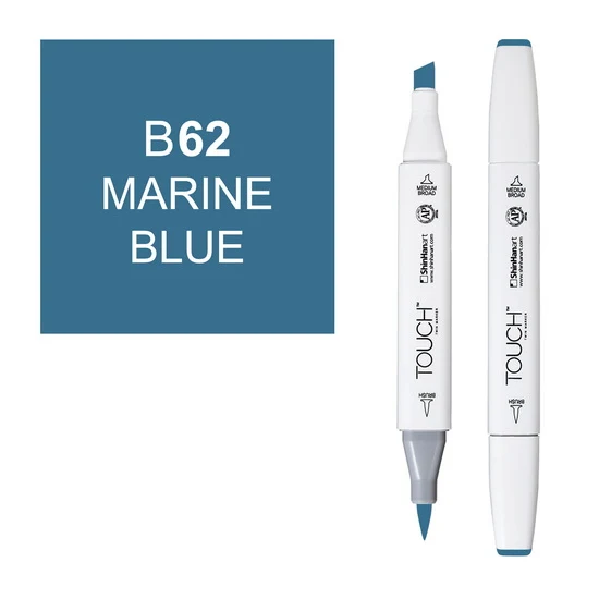 Touch Brush Marker Navy Blue