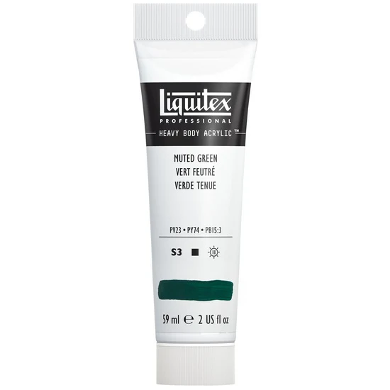 Acrylic hb - 2oz - muted green - s3