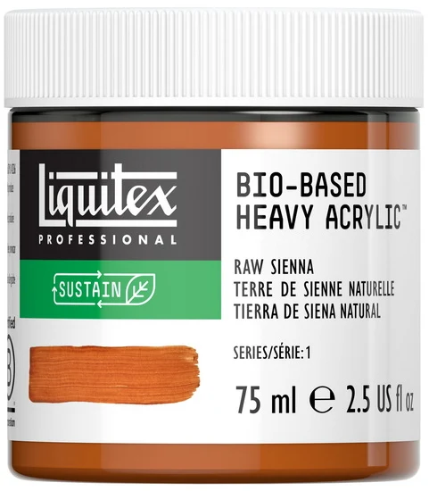Bio hb acrylic - 2.5oz - raw sienna - s1