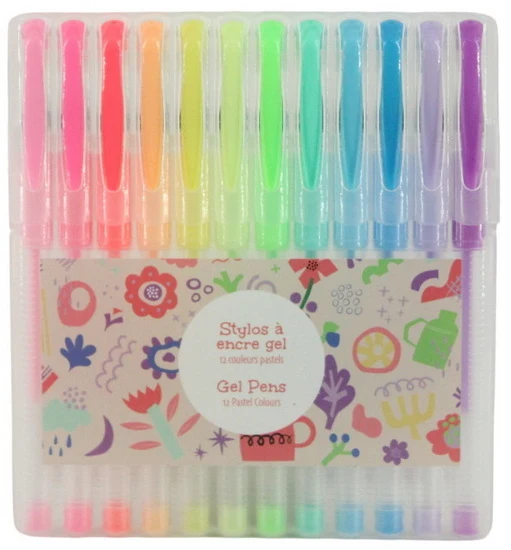 Gel Pens 12 Pastel Colors
