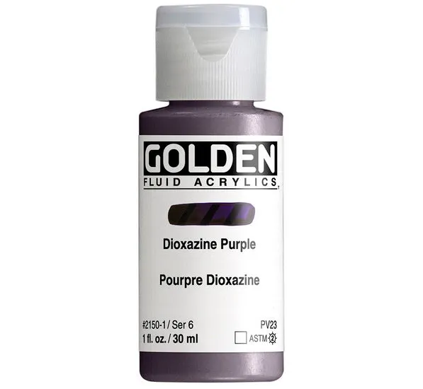 Acrylic fluid - 1 oz dioxazine purple s6