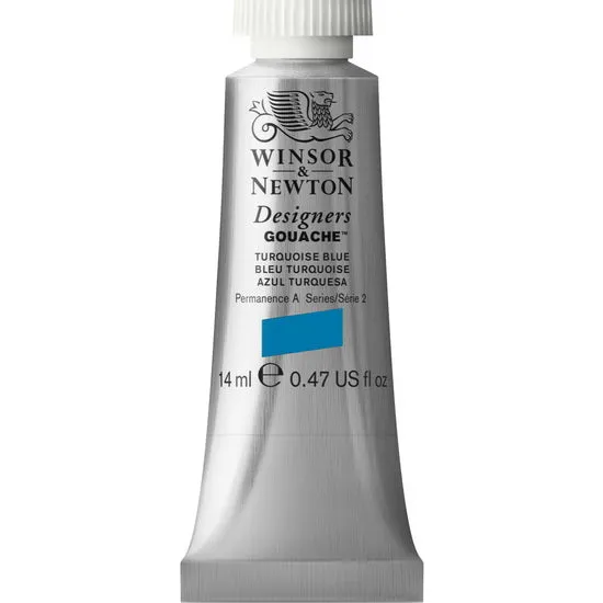 Designers gouache - 14ml - turquoise blue - s2