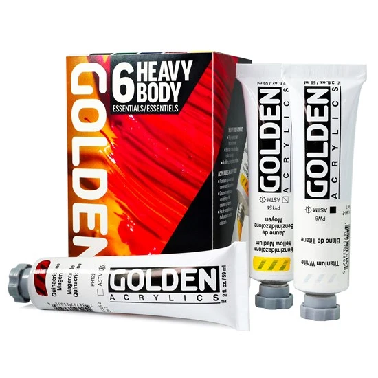 Heavy body acrylic essential set - 6x59ml