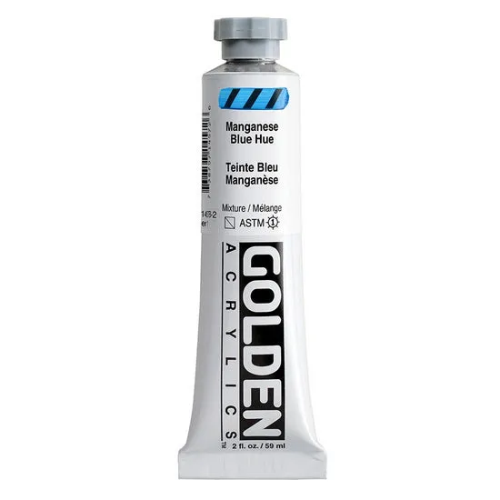 Acrylic heavy body - 2 oz manganese blue hue s1