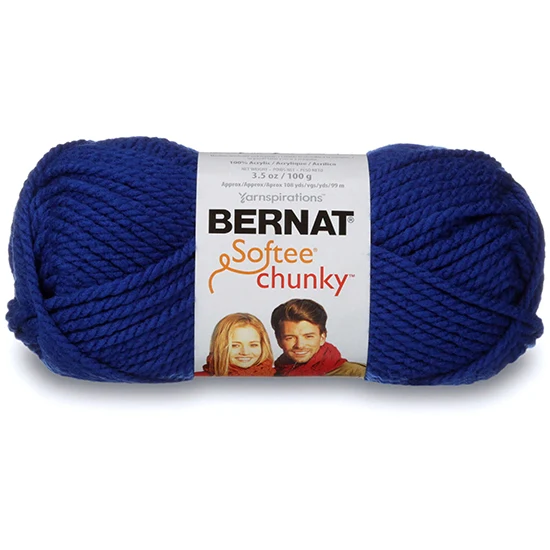Softee chunky yarn #6 - 100gr - royal blue