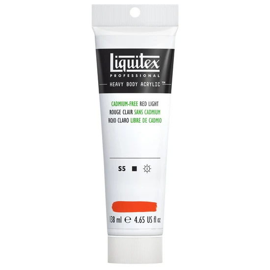 Acrylic hb - 4.65oz - cadmium free light red - s5