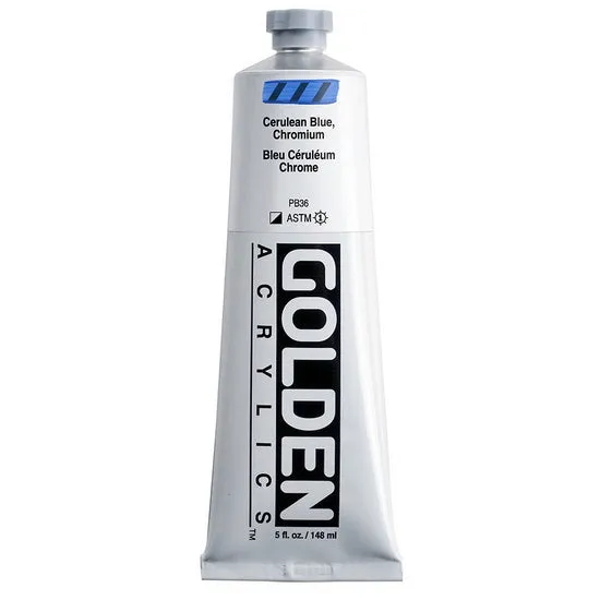 Acrylic heavy body - 5 oz cerulean blue chromium s7