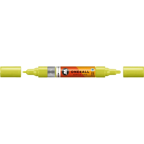 Acrylic marker One4All Twin - 1.5 to 4mm nature green light