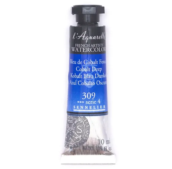 Watercolor tube - 10ml - cobalt blue deep - s4