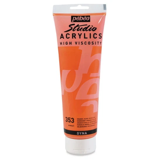 Acrylic hv - studio - 250ml - iridescent yellow orange
