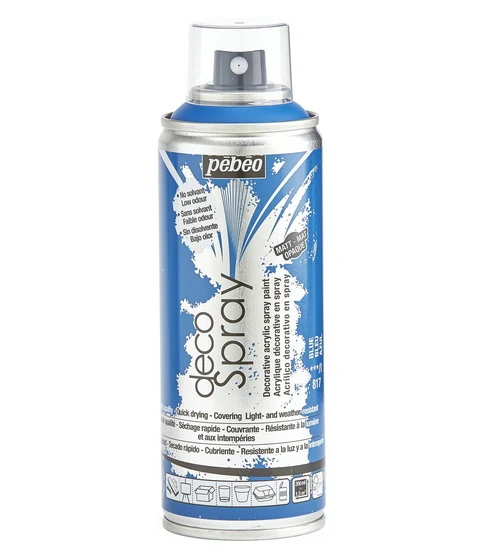 Acrylic spray - décospray - 200ml - matte blue