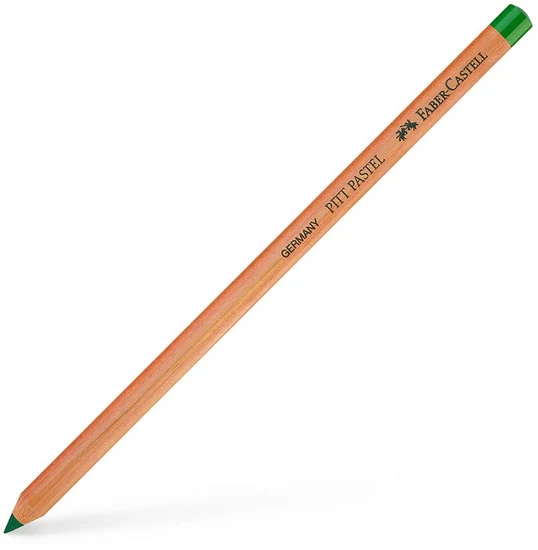 Pastel pencil pine green