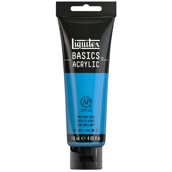 Basics acrylic - 4oz - brilliant blue