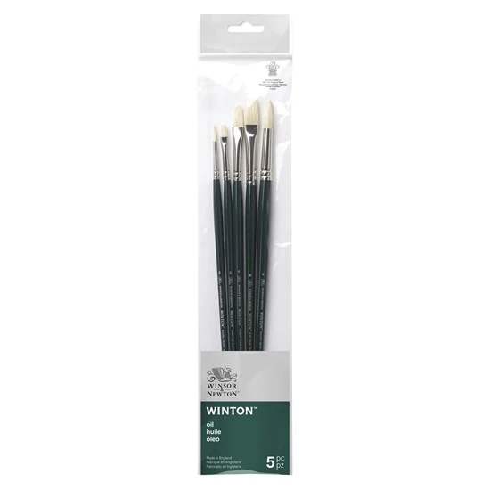 Set of 5 Winton Hog Brushes
