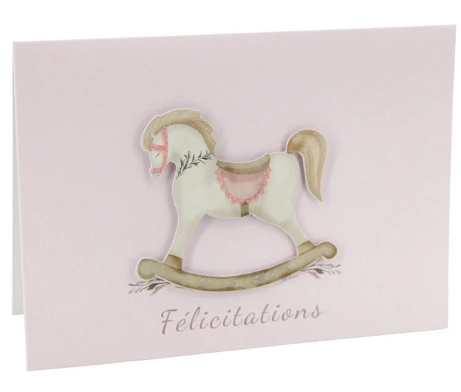 Félicitations cheval à bascule VF