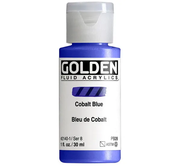 Acrylic fluid - 1 oz cobalt blue s8