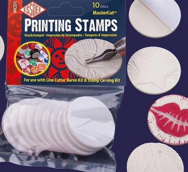 Set of 10 printing stamps - 45mm