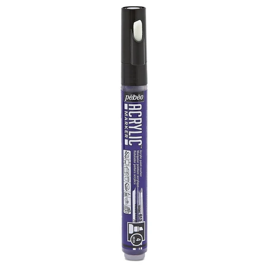 Acrylic marker - decomarker - chisel 4mm - violet
