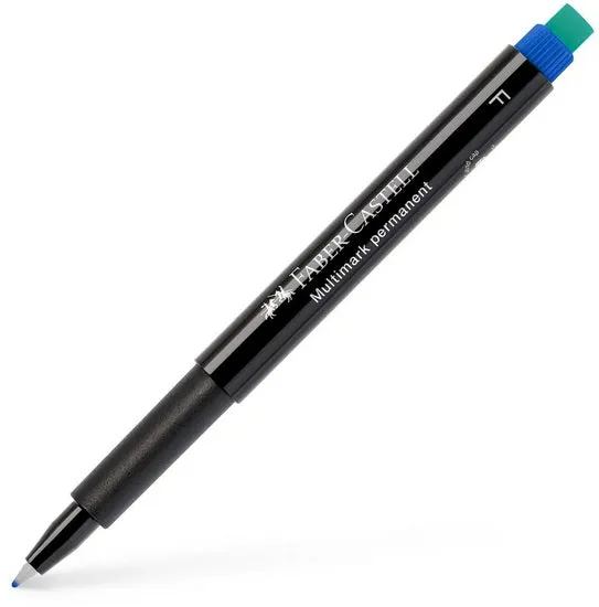 Permanent fineliner 0.6mm blue