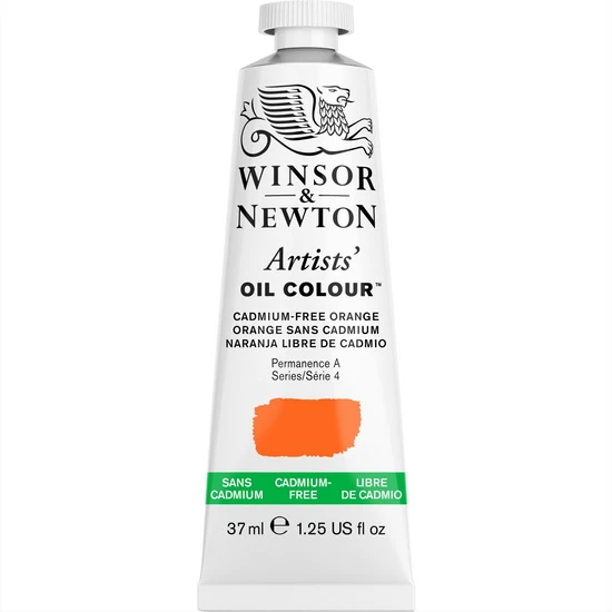 Artist oil - 37ml - cadmium-free orange - s4