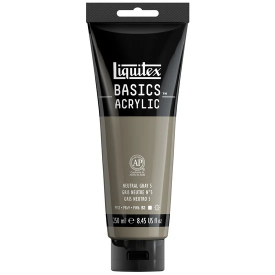 Basics acrylic - 8oz - neutral gray 5